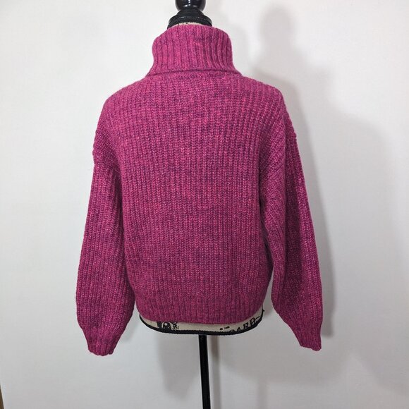 OLD NAVY Cropped Turtleneck Sweater Women’s Size XS Pink NWT - Picture 7 of 10
